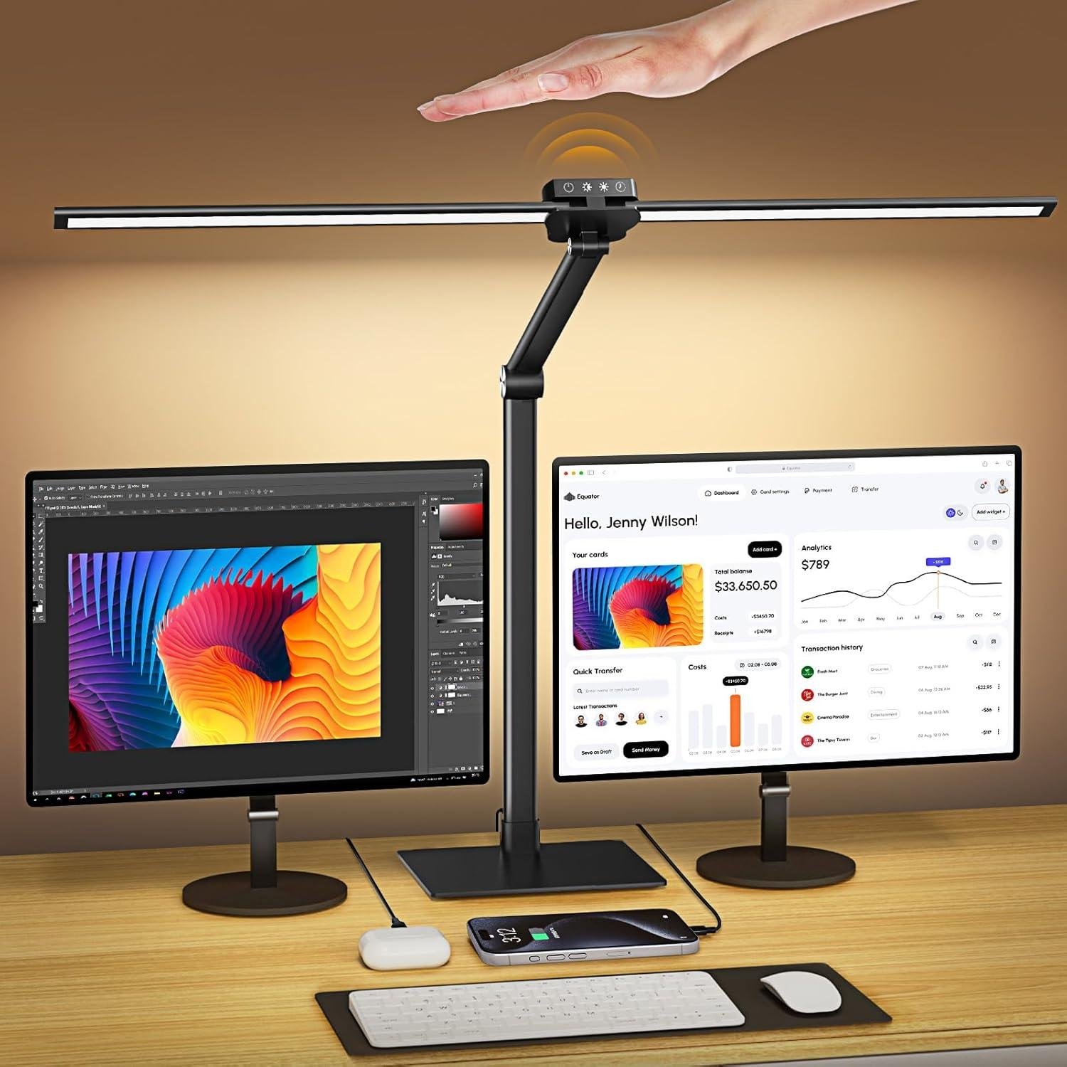 Why We Love the Syrinx Desk Lamp: Bright, Eye-Caring, and Smart