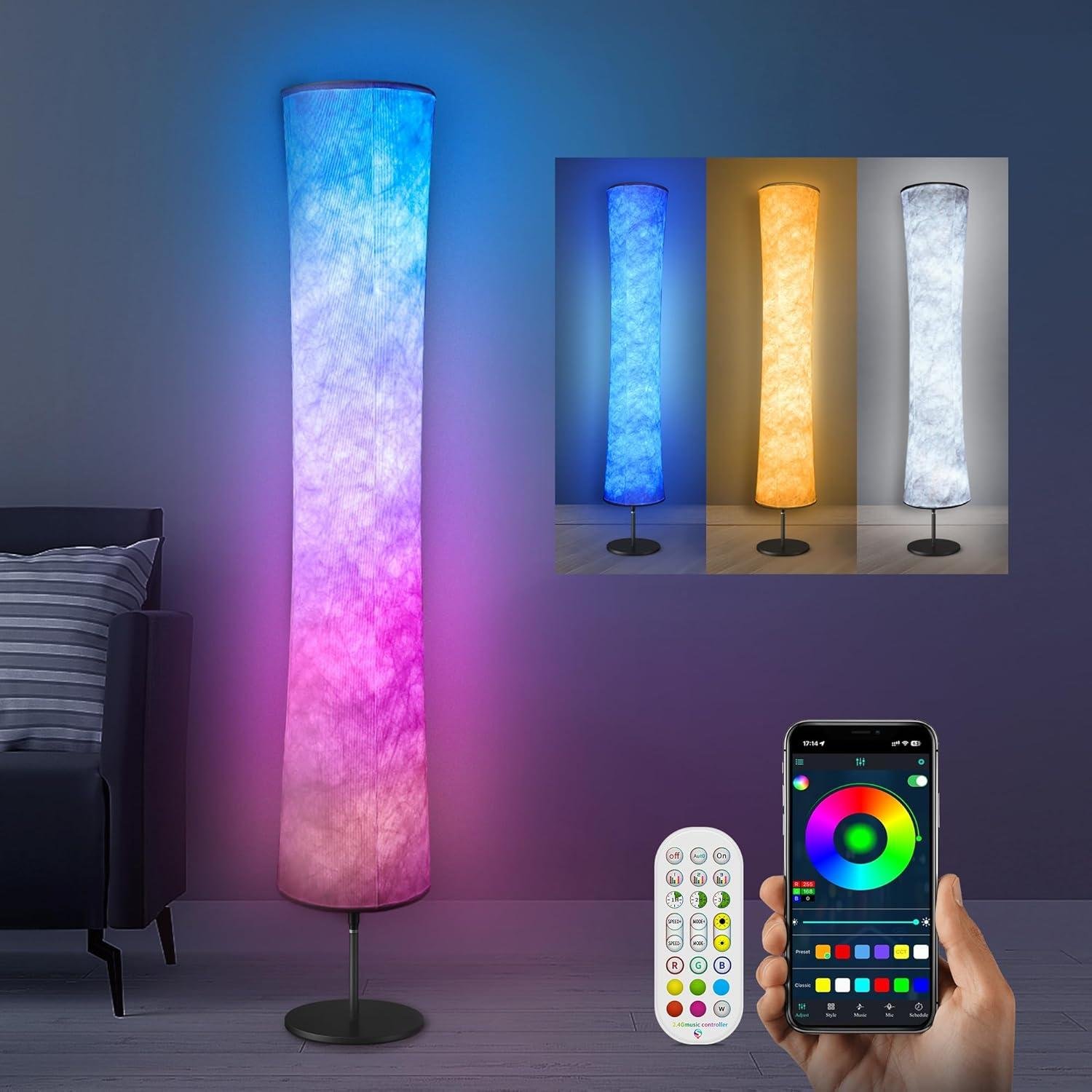 Our Torchlet Floor Lamp Review: Vibrant RGB Lighting & Smart Controls