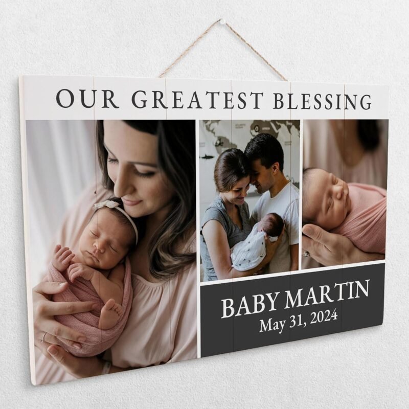 We Tested This Rustic Baby Photo Art: The Perfect Nursery Keepsake