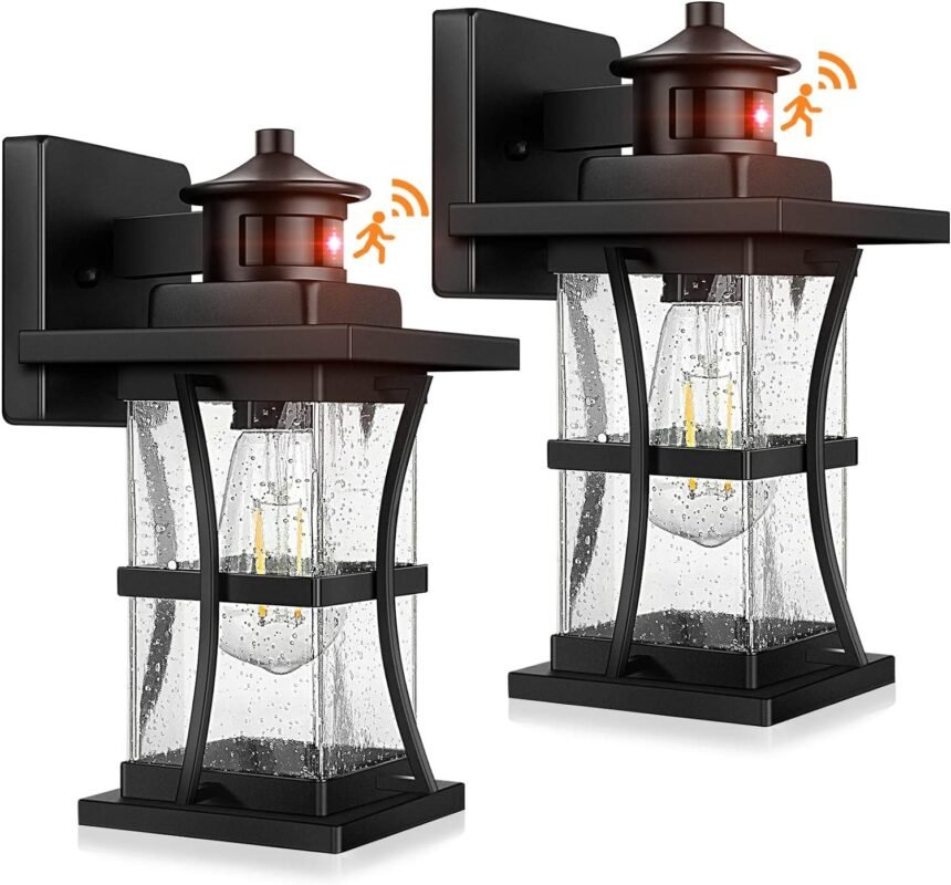 Our Review: Stylish, Smart 2-Pack Motion Sensor Outdoor Lights