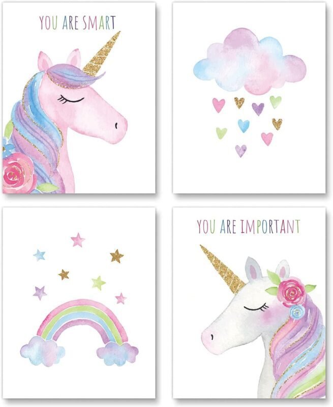 We Love These Enchanting Unicorn Prints for Nurseries!