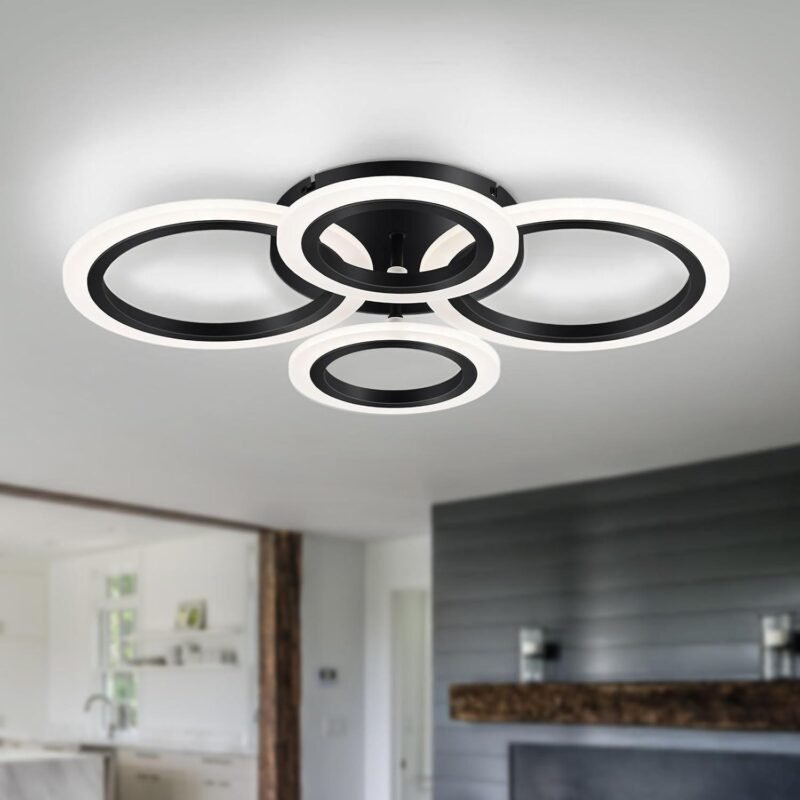 Our Review of the Vikaey Modern LED Flush Mount Ceiling Light Fixture