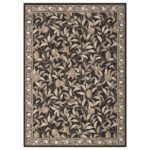 GarveeHome Boho Leaf 5x7 Rugs: Soft, Non-Slip, Washable, Stain-Resistant Carpet for Bedroom & Living Room. - Image 4