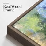 Vertical Colorful Forest Wall Art - Large Tree & Path Canvas Print for Living Room, Office, Hallway Decor, 20x40 In - Image 4