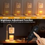 Adjustable Candle Warmer Lamp with Timer: Modern, Flame-Free Home Decor for Wax Blocks & Jar Candles - Image 4