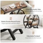 Tribesigns 3-Tier Narrow End Table: Stylish Wood Side Table with Metal Frame for Living Room & Bedroom Storage - Image 7