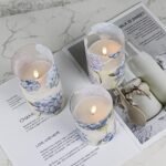 DRomance Flameless Candles: Real Wax LED Hydrangea Design, Battery Operated, Remote Timer - Perfect for Holiday Decor! - Image 8
