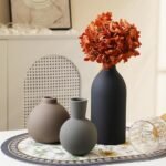 Set of 3 Rustic Ceramic Vases for Home Décor - Perfect for Dried Flowers & Bouquets in Any Room - Image 7