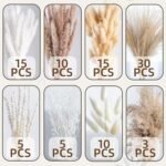 Natural Pampas Grass Bouquet | 8-Variety Dried Boho Flowers for Wedding & Home Decor (93 PCS) - Image 4