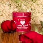 Love Spell Scented Candles with Rose Petals & Crystals - 5oz Organic Soy, Non-Toxic Aromatherapy Gift for Home Décor. - Image 7