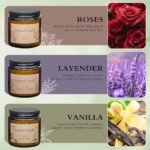 Rancco 3-Pack Scented Candles Set: Floral Aromatherapy Soy Candles for Home - Perfect Gift for All Occasions! - Image 2