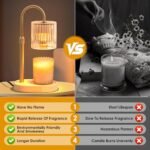 Adjustable Candle Warmer Lamp with Timer: Modern, Flame-Free Home Decor for Wax Blocks & Jar Candles - Image 6