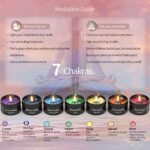Inspireyes Chakra Candles Gift Set: Premium Crystals, Healing Stones, and Aromatherapy for Stress Relief and Spiritual Decor. - Image 2