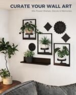 Bamworld Wall Planters for Indoor Plants - 3-Pack Hanging Plant Stands for Living Room & Entryway Decor - Image 2