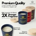 Candle Origin - 3×10 oz Men's Scented Candle Gift Set - Natural Soy Wax for Home & Office - Image 3