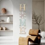 ZAZIWZ Rustic Farmhouse Home Signs with Windmill Clock - Stylish Wall Art for Living Room, Kitchen, and More! - Image 4