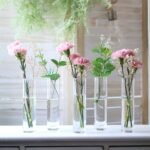 Set of 12 Handmade Glass Cylinder Bud Vases for Weddings, Home Decor & Parties – 7.5" Clear Flower Vases - Image 9