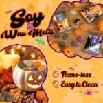 SALUBRITO Halloween Wax Melts - Strong Soy Wax Cubes in Pumpkin Pie, Caramel Apple & More! - Image 4