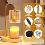 Adjustable Candle Warmer Lamp with Timer: Modern, Flame-Free Home Decor for Wax Blocks & Jar Candles - Image 3