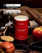 M&SENSE Orange Vanilla Tart Candles: Organic Soy, Non-Toxic, 11.3oz, 70-Hour Burn, Cozy Citrus Scented Home Décor. - Image 5