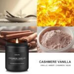 Cashmere Vanilla Candle | Aromatherapy Soy Candle for Home Fragrance, Perfect Gift for Men & Women - 7oz - Image 2