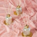 Capri Blue Reed Diffuser Set - Scented Oil, Sticks & Iridescent Glass Bottle - Volcano 5.7 fl oz - Image 4