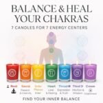 Chakra Scented Candle Gift Set: Natural Soy Wax Aromatherapy for Meditation, Yoga, and Stress Relief. 8-Hour Burn. - Image 8