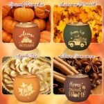 Lanpn Fall Scented Candles Gift Set - 4 Pack of 16oz Soy Wax Candles for Autumn Home Decor - Image 3