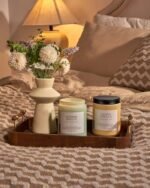 M&SENSE Oceanic Breeze Candle - 19.4oz, 110-hour burn, 2-wick natural soy for stress relief, featuring pineapple & mango. - Image 7