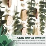 Artificial Eucalyptus Wall Decor: 16.5" Greenery Stems on Wooden Stick for Boho Rustic Home Accent. - Image 5
