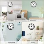 WallarGe Night Light Wall Clock – Silent, Battery-Operated Glow-in-the-Dark Clock with Large 12-Inch Display for Bedroom, Living Room, and Kitchen. - Image 8