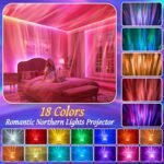 Northern Lights Projector Christmas Gifts for Teen Girls | 18-Color Galaxy Lamp & Remote Mood Lighting - Image 2