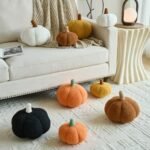 Delivery Pumpkin Pillows: Decorative Throw Pillows for Couch & Bed, Fall & Halloween Home Decor (Black, 11 In) - Image 7