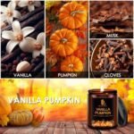 Fall Candle - Vanilla Pumpkin Scent | 7oz Soy Candle, 50hr Burn Time | Perfect Autumn Gift for Men & Women - Image 2