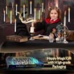 Kakoya Flameless Floating Candles: 20 LED Taper Candles with Remote for Halloween Decor (White) - Image 2