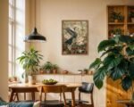 Framed Vintage Hummingbird Wall Art – 3D Floral Bird Decor for Living Room, Bedroom & Office, 12x16 inch. - Image 2