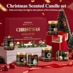 Christmas Scented Candles Set - 6 Winter Scents for Home, Perfect Holiday Gifts for All! - Image 2