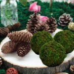 BYHER Handmade Natural Green Moss Decorative Balls (3.5") - Set of 6 for Home Decor - Image 5