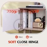 WLIVE TV Stand for 55-60 Inch TVs: Boho Entertainment Center with Storage Cabinets for Stylish Living Room Decor - Image 6