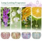 4-Pack Scented Candles for Women – Aromatherapy Set, Up to 90 Hours, Ideal Gifts for Christmas, Birthdays, and Mother's Day. - Image 3