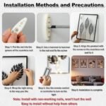 QXSXKJ Black Metal Wall Art Set - 3D Modern Framed Decor for Living Room, Bedroom & Bathroom. - Image 9