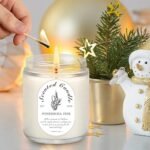 Lavender Candle Gift Set: 4 Soy Wax Scented Candles for Relaxation & Stress Relief - Ideal Christmas Gifts. - Image 4