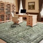 Lofus 8x10 Green Area Rug: Washable Non-Slip Soft Boho Carpet for Living Room, Bedroom & Office - Image 6