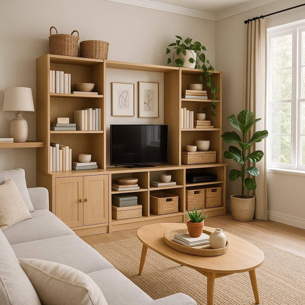 Living Room storage Solutions That Maximize Space and Style