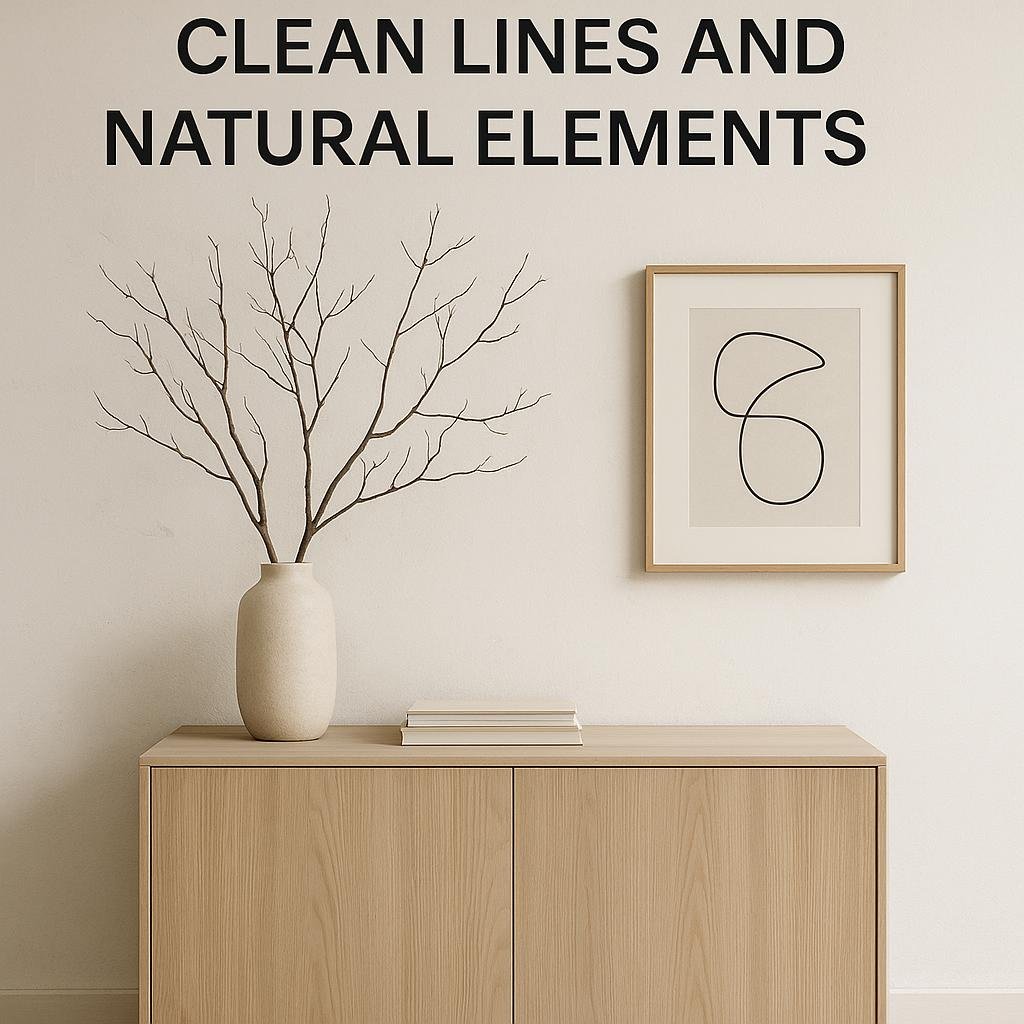 Maintaining Simplicity with Clean lines and Natural Elements