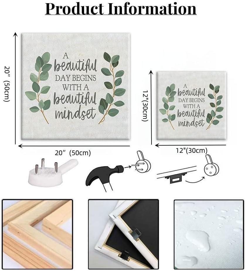 Transforming Spaces: Our Review of LOARTVE's Inspiring Eucalyptus Wall Art