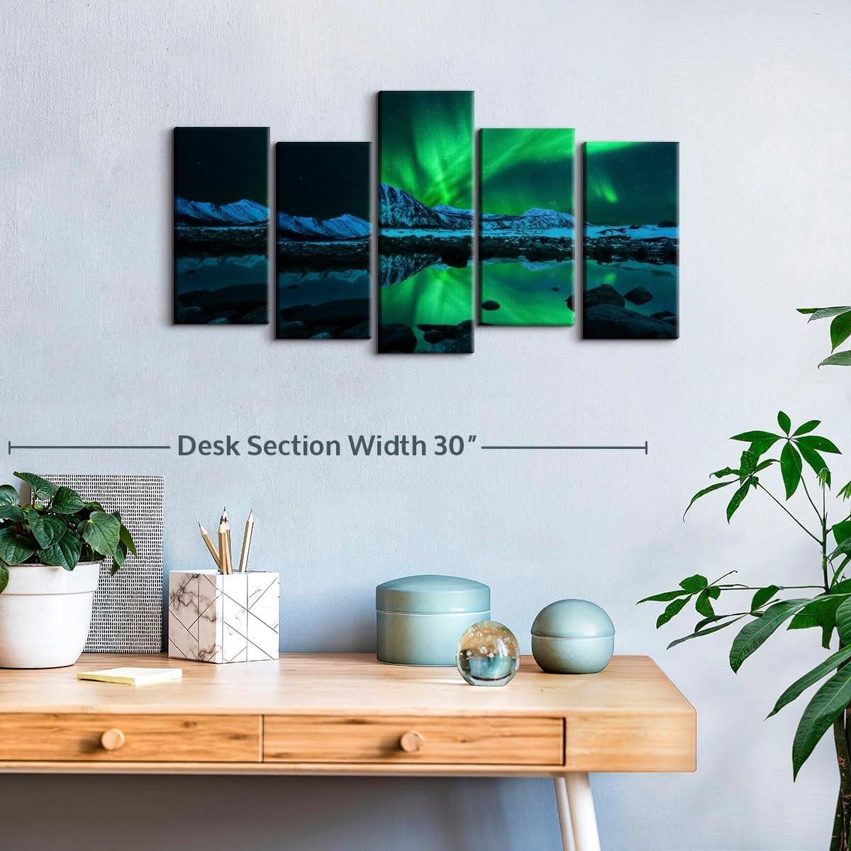 Our Review: ElephantStock's Stunning Aurora Borealis Canvas