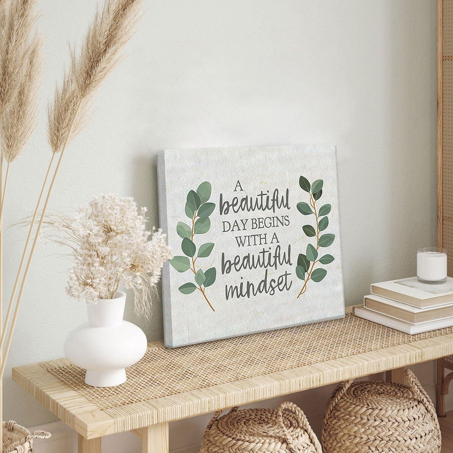 Transforming Spaces: Our ​Review of LOARTVE's Inspiring Eucalyptus ​Wall art