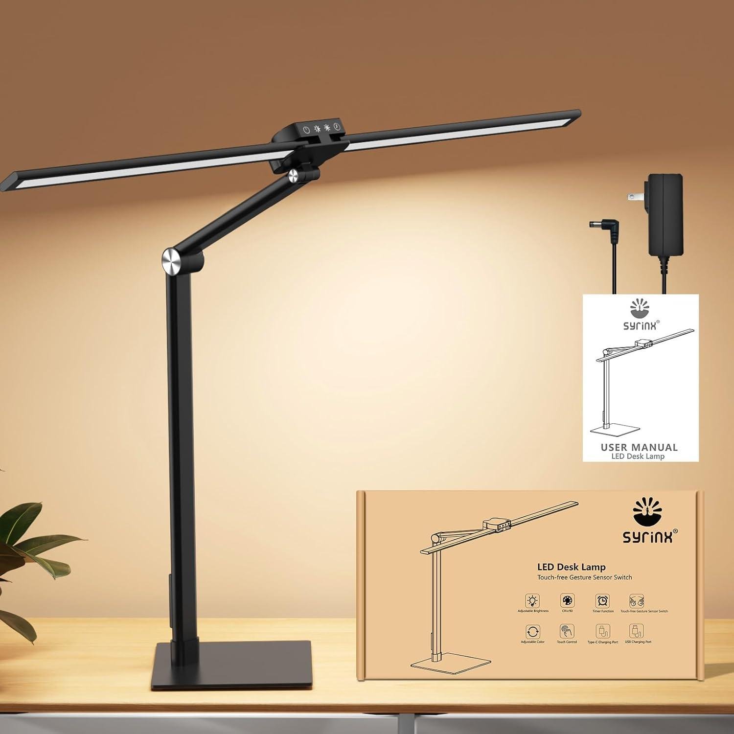 Why We Love the Syrinx Desk Lamp: Bright, Eye-Caring, ⁢and Smart