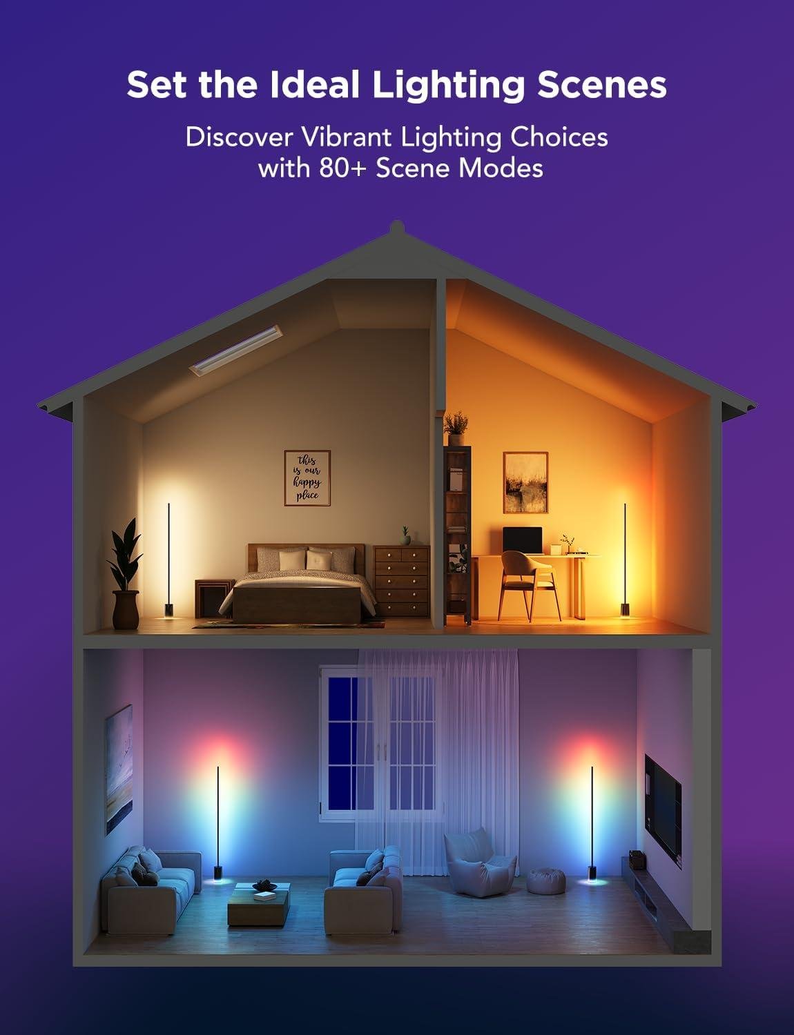 Bright and Cozy: Our Review of ‍the Govee Floor Lamp 2 with Matter